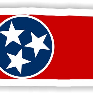 Tennessee kaart vlag - digitaal bestand downloaden - svg, png, eps, jpg