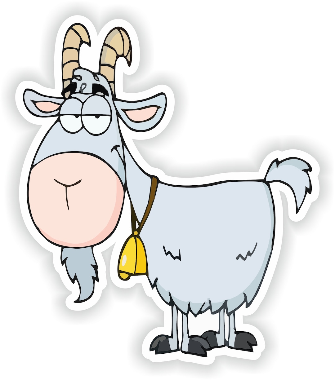 Cool Goat Sticker for Bumper Car Van Truck Motorcycle Helmet Toolbox ...