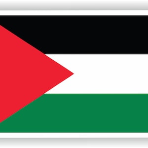 Palestine Sticker Flag for Laptop Book Fridge Guitar Motorcycle Helmet ToolBox Door PC Boat