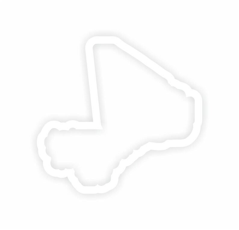 Mali Map Sticker Mali Map Flag Outline Sticker for Laptop Book Fridge Guitar Motorcycle ...