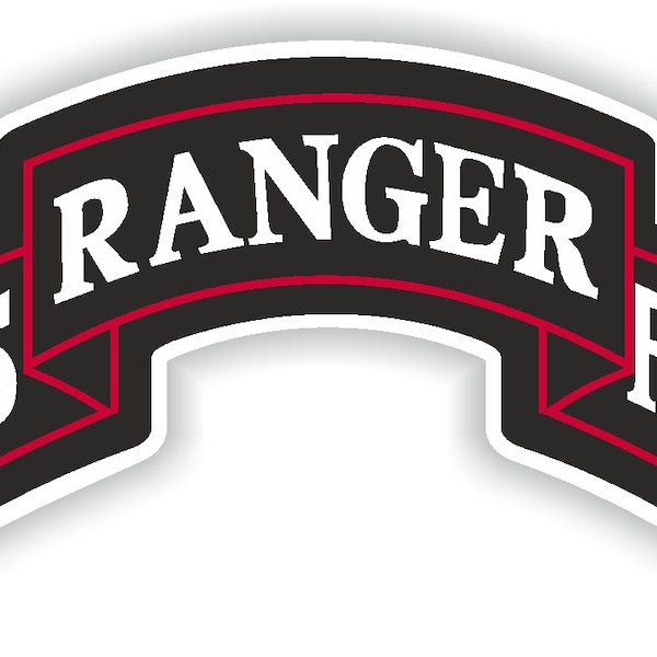 75th Ranger Regiment Insignia battalion Sticker for Laptop Book Fridge Guitar Motorcycle Helmet ToolBox Door PC Boat