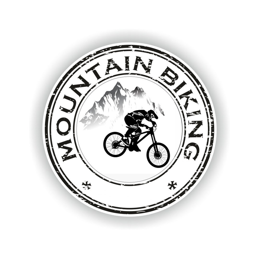 Adesivo Vinile IBike MTB – Decalcomania Nera Per Bici, Auto O Laptop - Foto 5