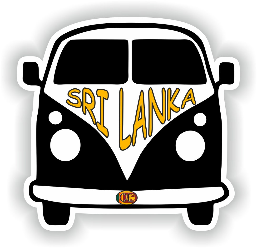 Van Sri Lanka Sticker for Car Truck Mobile Home Caravane Laptop Book ...