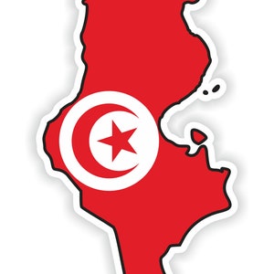 Tunesië kaart vlag - digitaal bestand downloaden - svg, png, eps, jpg