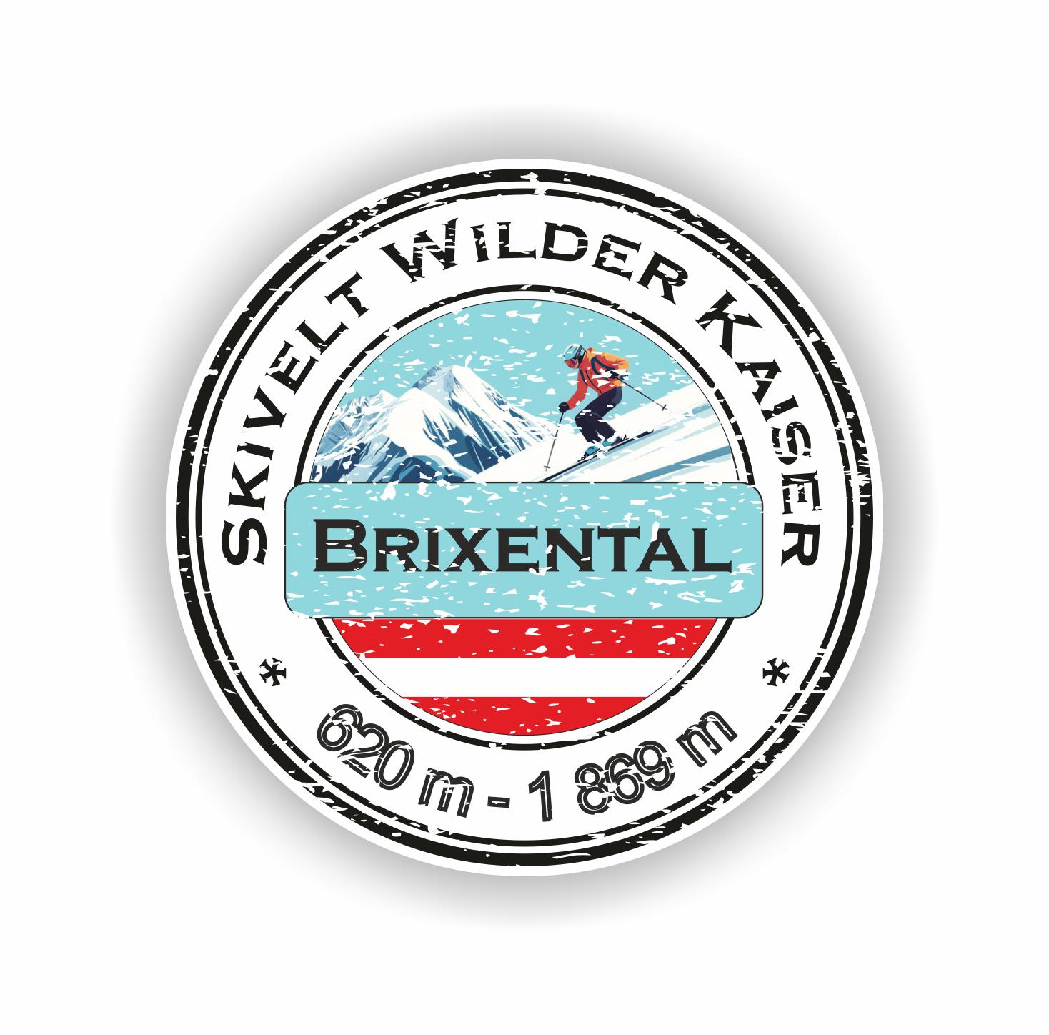 Wilder Kaiser Retro Geschenkidee Sticker Aufkleber