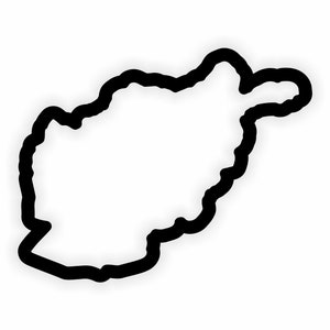 Afghanistan kaart vlag overzicht sticker voor laptop boek koelkast gitaar motorhelm deur PC boot