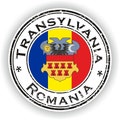 Romania Transylvania Seal Sticker Round Flag for Laptop Book Fridge Guitar Motorcycle Helmet ToolBox Door PC Boat product logo