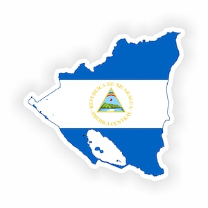 Nicaragua Carte Drapeau - Téléchargement de fichiers numériques - svg, png, eps, jpg