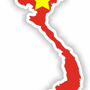 Vietnam Map Flag - Digital File Download - svg, png, eps, jpg