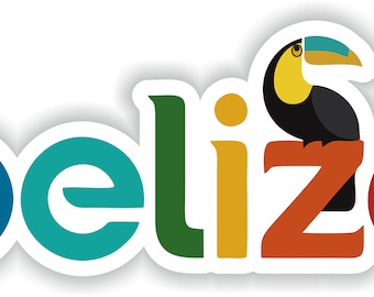 Belize Sticker for Laptop Book Fridge Guitar Motorcycle Helmet ToolBox Door PC Boat