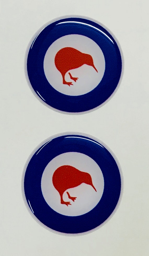 New Zealand Seal Roundel Domed Gel 2x Stickers 3cm | Etsy