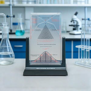 Juguete de escritorio con tablero de Galton, máquina de probabilidad, regalo de ciencia STEM, juguete para aliviar el estrés, decoración de escritorio de ingeniería, regalo para nerds.
