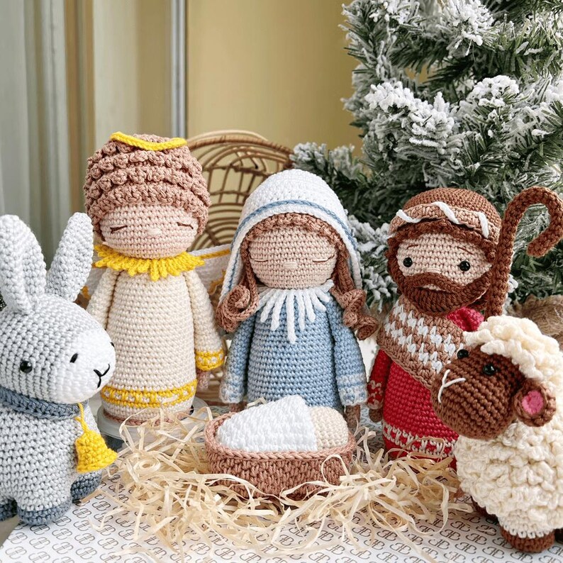 Jesus Mary Amigurumi Nativity Scene Crochet Pattern – Instant Download ...