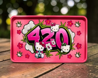 Hello Rolling Tray, Kitty Rolling Tray