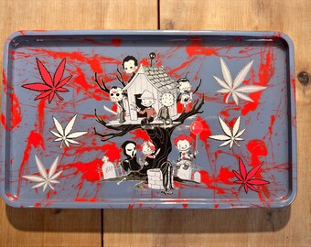 Horror Kids Tree House Rolling Tray