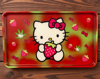Bandeja para liar Strawberry Kitty
