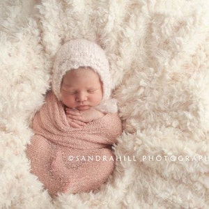 PDF Knitting Pattern Newborn Photography Prop Fuzzy Bonnet 21 - Etsy