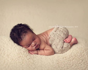 PDF Knitting Pattern - newborn photography Elijah_Cable_pants #99