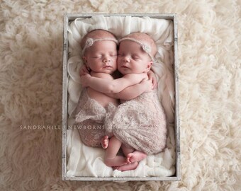 PDF Crochet Pattern - newborn photography prop dainty blossom mohair wrap and flower tie back_corsage set #91