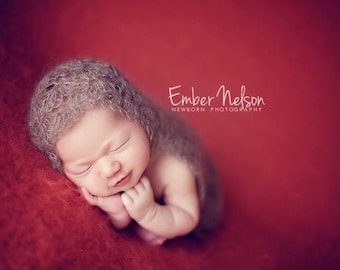 PDF Crochet Pattern - newborn photography prop dainty blossom mohair wrap #90