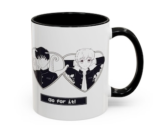 Go For It Nakamura Mug | Cute Coffee Cup 11oz l Otaku Gift l Ganbare Nakamura-kun l Mug BL