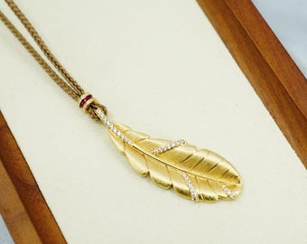 Lucky Amulet Gouden Veer Trui Ketting voor Vrijheid Begeleiding Sieraden Bescherming Minimalistische Sieraden Sierlijk