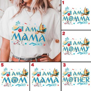 Disneyland Moana Family Shirt, Mama And Dada Matching T-Shirt, Moana & Maui Shirt, Disneyland Group Vacation Sweatshirt afbeelding 1