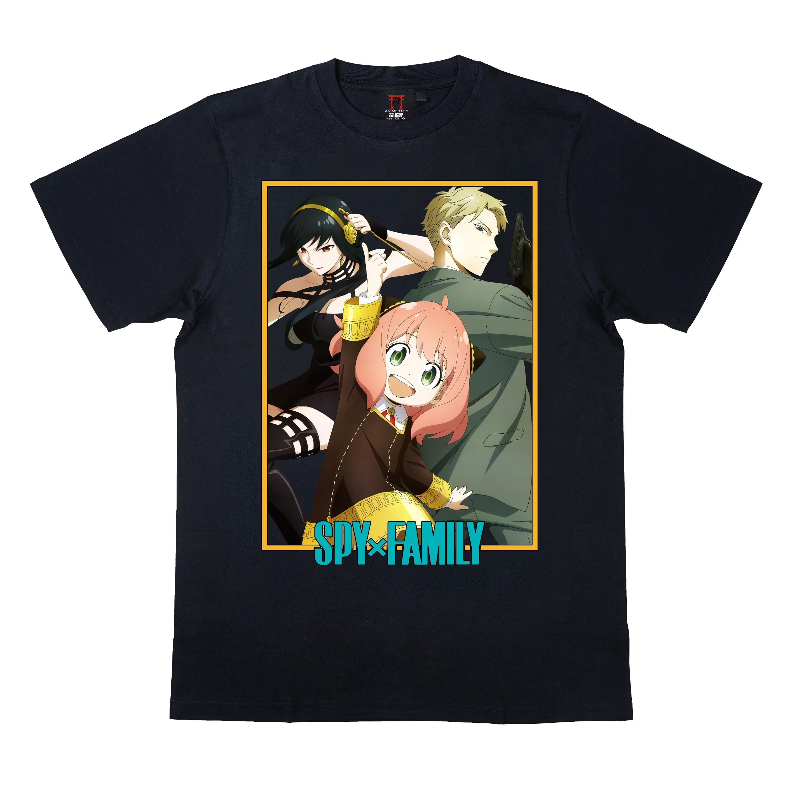 Spy X Family Anya Forger Icons - Camiseta de manga corta con cuello