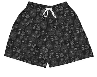 6 Gorro y Toga 6s Pantalones cortos, Nuevo estampado Paisley, Pantalones a juego Zapatillas deportivas