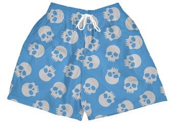 Pantalones cortos University Blue Low 11s, Skull, zapatillas a juego