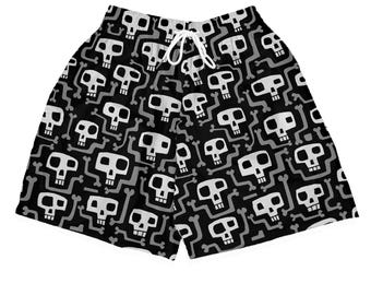 6 Gorro y toga 6s Pantalones cortos, Calavera linda, Pantalones a juego Zapatillas