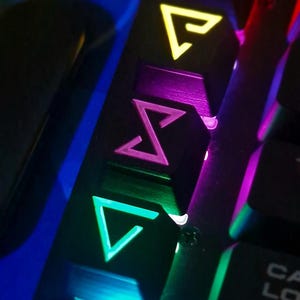 Witcher Signs Tastenkappen, UV-Reaktives Gaming Geschenk