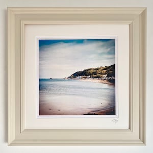 Mumbles Bay, photo art print, Coastal art print. Large Framed Picture. Gower Art, Photographic Print by Rebecca Jory.