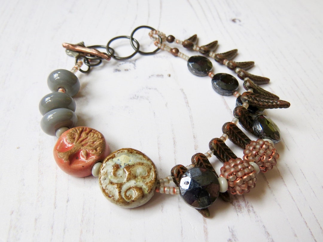 La Vie Boheme Handmade Artisan Bead Double-strand Bracelet - Etsy