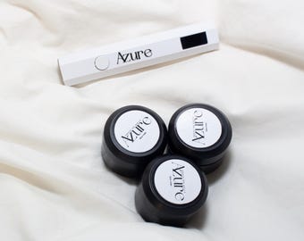 Azure Solid Glue LED Lamp | Long-Lasting 3-4 Weeks | 10 Min Easy Press-On Nail Application