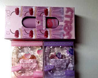 Kevin und Coco Diamanten Highlights und Jelly Tint Blush Balsam 3 Einheiten