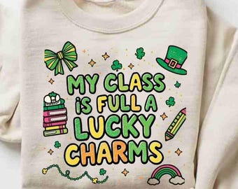 Glücksbringer Lehrer PNG, St Patricks Day Design (Digitaler Download)