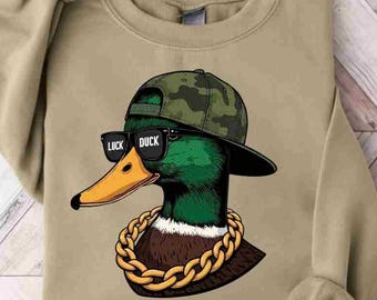 Lucky Duck St Patricks Day PNG, Hip Hop Jäger Design (Digitaler Download)