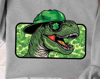 St Patrick's Day PNG, Camo Shamrock Clover Design (Digitale Datei)