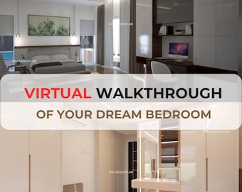 Servicios profesionales de renderizado y visualización 3D de dormitorios: interiores, exteriores y recorridos virtuales