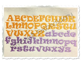 Ravie Machine Embroidery Font Monogram Alphabet - 3 Sizes