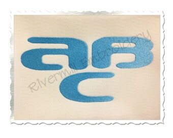 Beware Machine Embroidery Font Alphabet - 3 Sizes