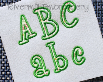 Small 2 Inch Boyz R Gross Applique Machine Embroidery Font Alphabet