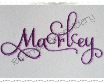Samantha Script Alternate Set 1 Machine Embroidery Font Monogram Alphabet - 3 Sizes