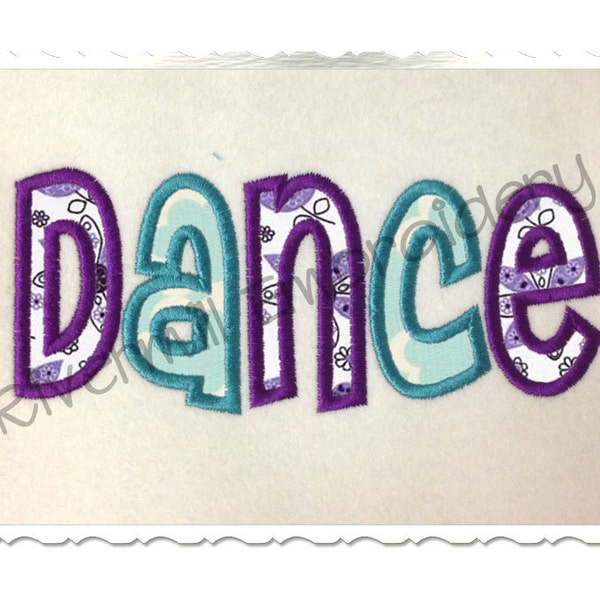Dance Applique Etsy