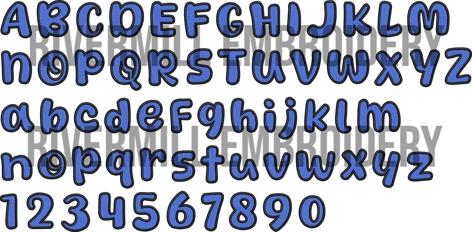 Casey Outline Machine Embroidery Font Monogram Alphabet - 3 Sizes - BX ...