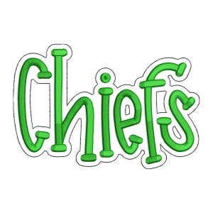 Patch Brodé Kansas City Chiefs Taille 12,5 X 8 Pouces - À Coudre Ou à