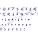 Hamilton Script Machine Embroidery Font Monogram Alphabet - 3 Sizes ...