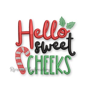 Ciao Dolci Guance Carta Igienica Natale Ricamo Macchina Disegno Cacca