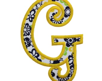 Curlz Applique Machine Embroidery Font - 5" Size
